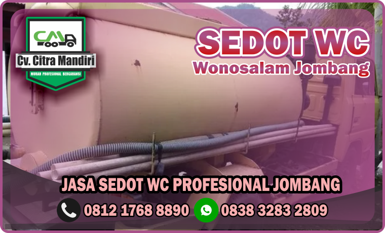 Sedot WC Wonosalam Jombang