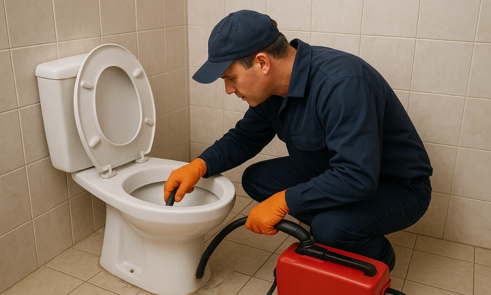 cara sedot wc dari kloset