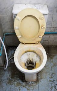 WC kuning berkerak