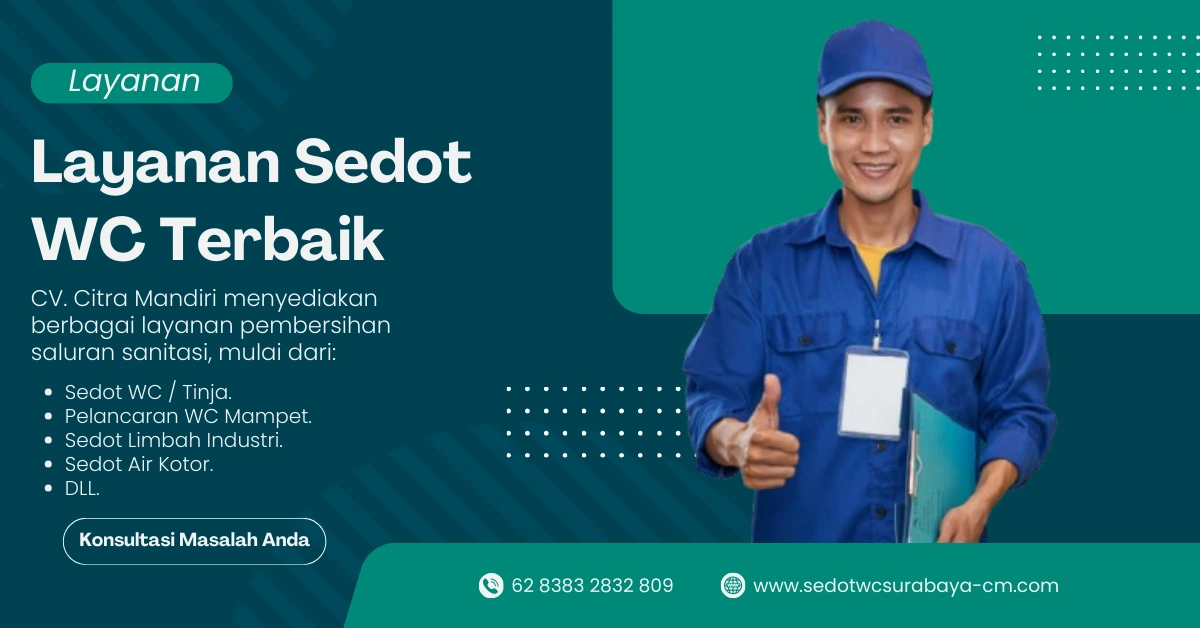 layanan sedot wc terbaik di jawa timur