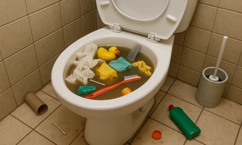 5 Benda Sepele Penyebab Kloset Mampet Permanen