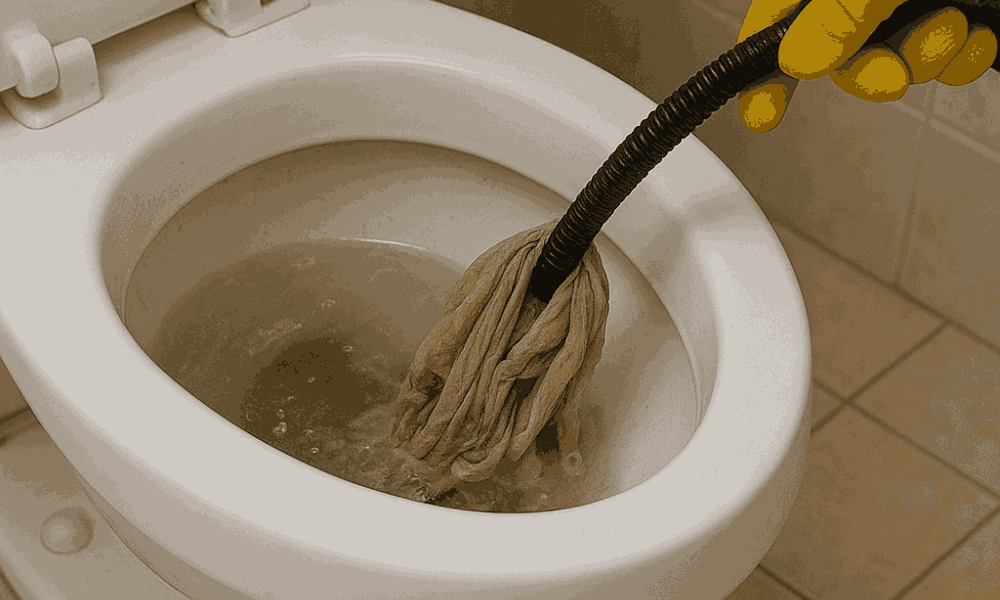 wc mampet karena kain