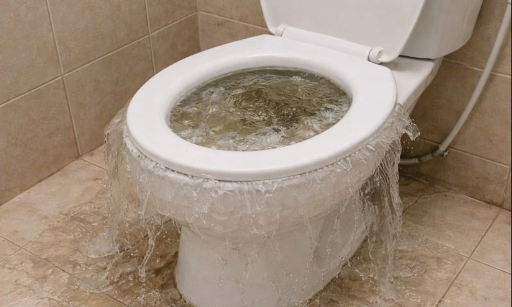 cara mengatasi wc duduk mampet