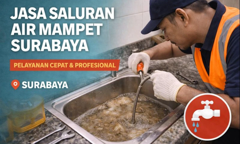 Jasa Saluran Air Mampet Surabaya, Solusi Cepat & Aman